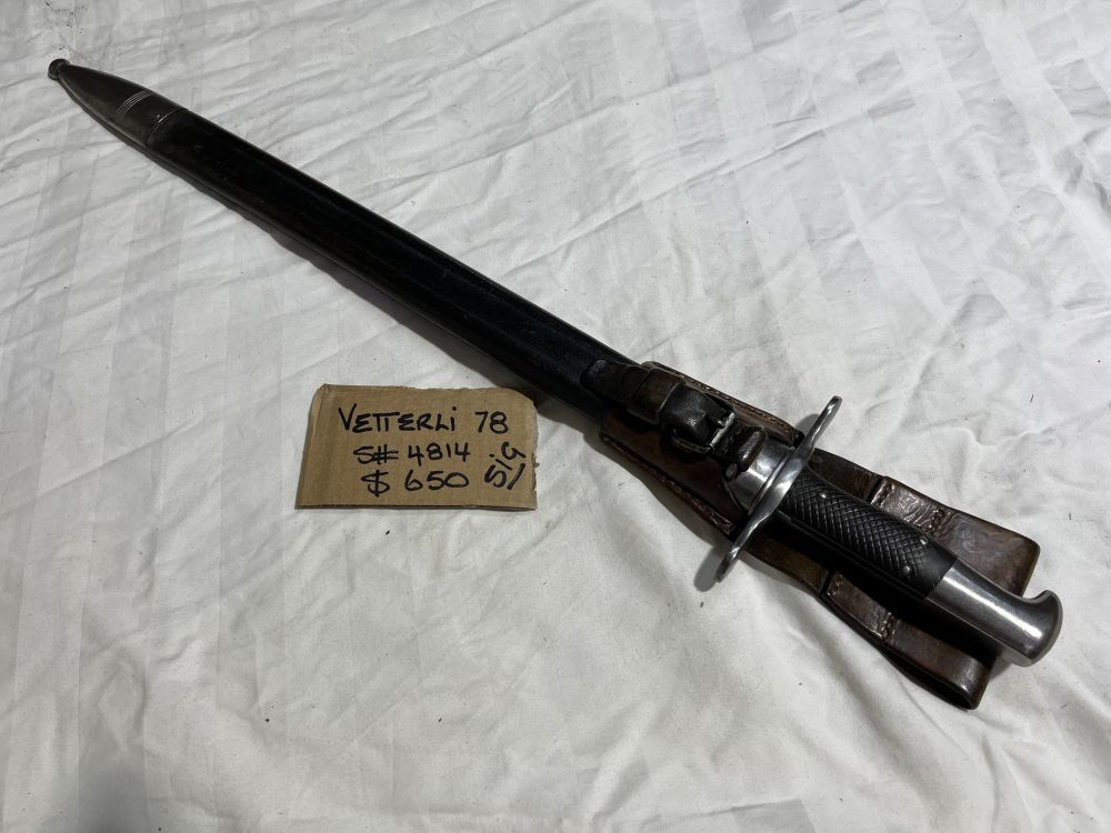 Vetterli 1878    SIG Fascine Knife S#4814