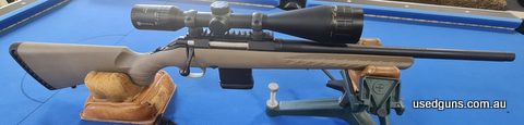 Great rifle no longer needed as I've gone a different route. Rifle comes with 1x 10 shot AR P-Mag, steel rings. Nikko Stirling Panamax 8-24x50 illuminated retic