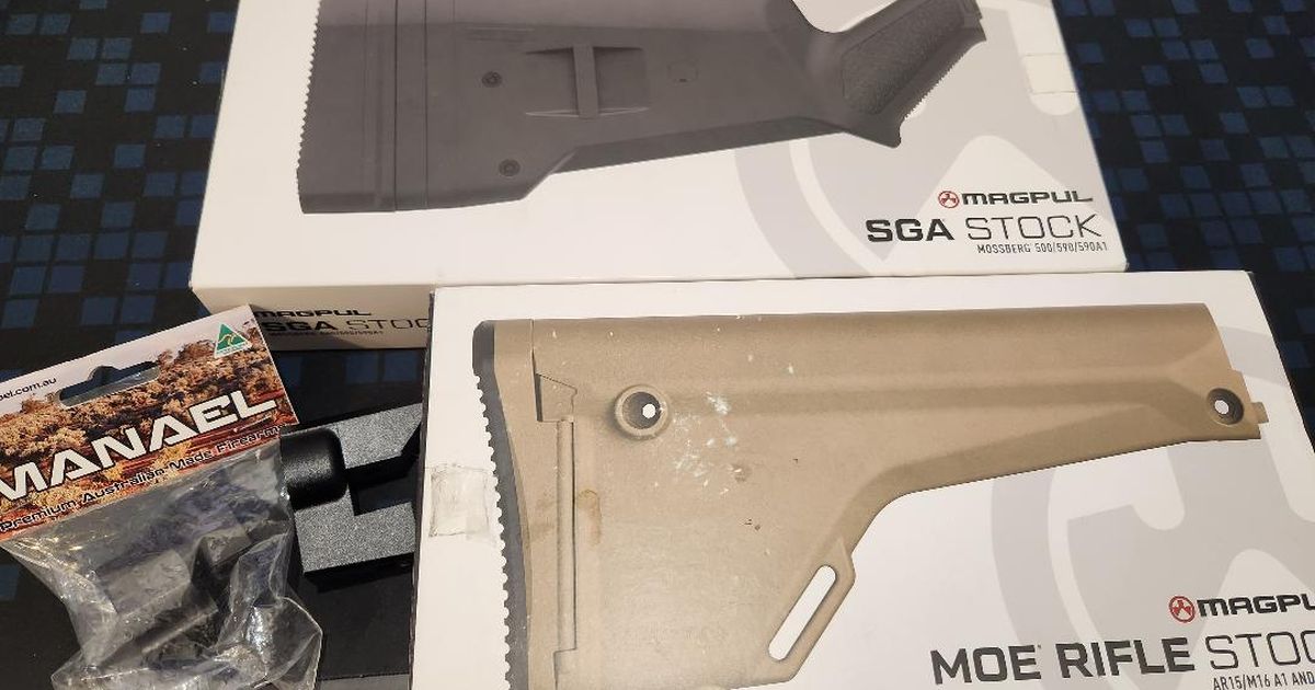 Magpul stocks, SCSA adapters