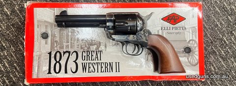 Pietta Great Western II single action 45 Long Colt revolver in excellent condition