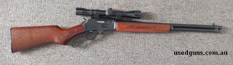 Glenfield30A (Made by Marlin) Lever action rifle. Fitted with Weaver K4-1 scope. Fired no more than 200 rounds. Can provide more photos if needed.