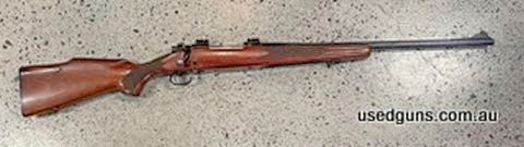 Good solid rifle comes with mounts for a scope popular round 22-250. Barrel rifling is very good and a smooth action. plus post $25 except WA