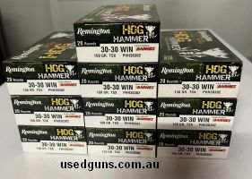 Remington Hog Hammer 30 30 150g TSX with Barnes Projectile. New - 10 Packets. Surplus to my needs. Pickup S/E Suburbs Melbourne
