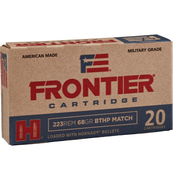 Hornady Frontier 223 Rem 68gr BTHP Match 20PK - X10 PACK $250.00