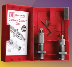 HORNADY
H546442
CUSTOM GRADE 
NEW DIMENSION
8.6 BLACK OUT 
2-DIE SET
INCLUDES FULL LENGTH SIZER &
BULLET SEATER

NEW $135