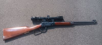 CONSIGNMENT USED ERMA EG 712 Lever Action 22lr with 3-9x40 scope SN: 080697