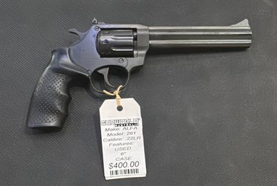 Used Alfa 261 .22LR 9 Shot 6" - SN: 8261071596