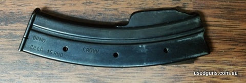 Hard to find, collectable genuine Brno 15 round steel magazine must have correct license, includes postage
