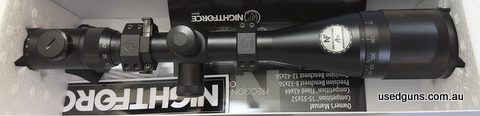For sale, Nightforce BR 12-42x56 C107 NP-2DD with Porter Machine Works 30mm High scope rings. As new purchased 5/6/23, mounted to rifle for sight in only. Used 