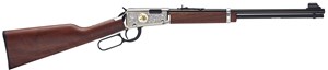 HENRY
H001-25
CLASSIC
25TH ANNIVERSARY EDITION
22LR
18.5" BARREL
15 SHOT
LEVER ACTION
ENGRAVED RECEIVER WITH
24K GOLD PLATING
SEMI FANCY WALNUT STOCK & FOREND

NEW $1949