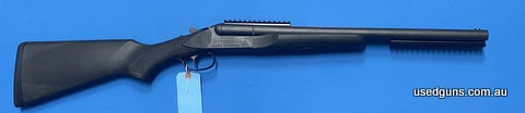 12G Boito A681 SxS. 20 inch barrel, Great quad or farm gun. Rails ready for a flashlight.