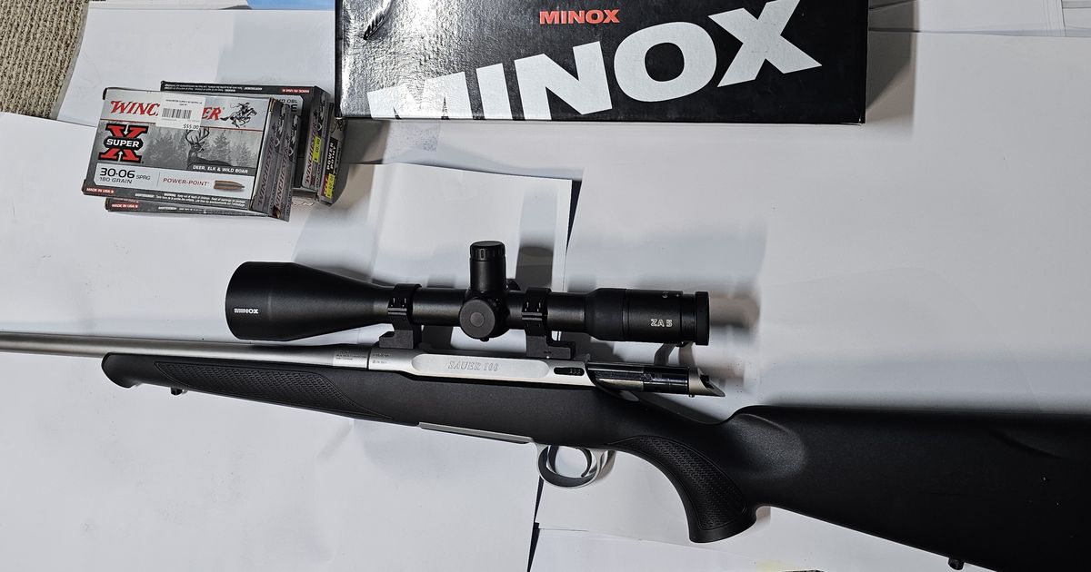 Sauer 100 XT + Minox ZA5 scope