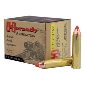 HORNADY 
H9152
460 S&W, 200GR
FTX - BALLISTIC TIP
AMMUNITION

$84.90 /PER 20
$382.05 /PER 100