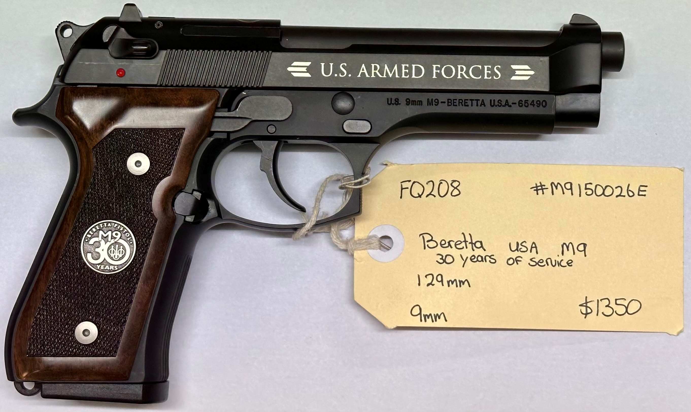 Beretta USA M9 9MM FQ208 NFID F00029071