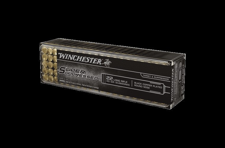 WINCHESTER .22 45gn SUPER Suppresed LRN 100PK
