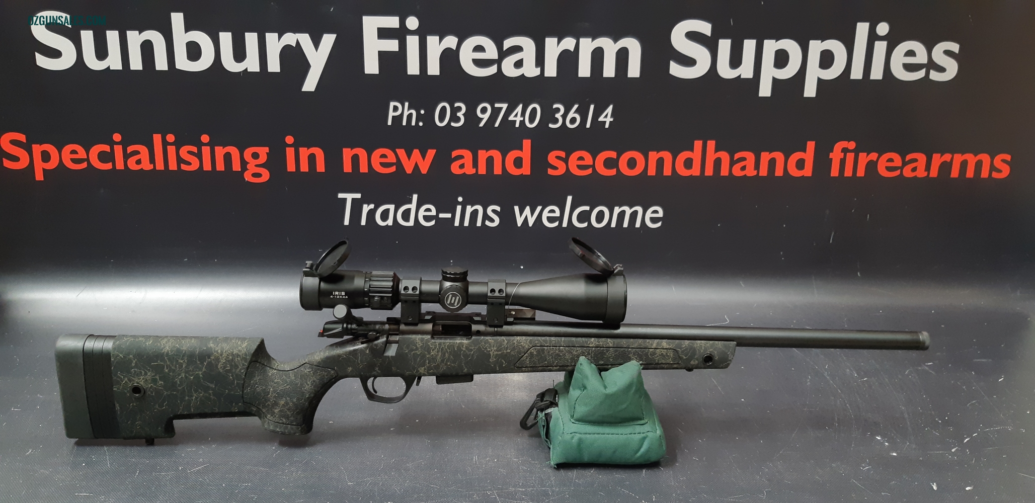 Bergara BMR X Steel 22LR 1:16 20in + 4-12x44 Scope