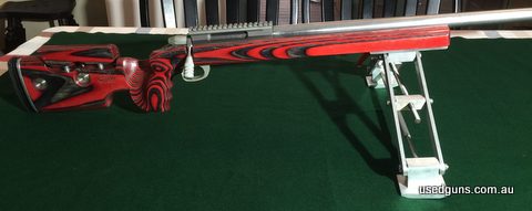 Tikka T3 Super Varmint 308 Win. F Class Target Rifle. Included are two heavy Lilja barrels. This rifle has shot many possibles, and is in very good condition. B