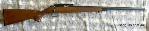 Rem 541 with Kreiger heavy target barrel. Action & barrel black ceracoated. Barrel, chambering & ceracoat by APRS. Very accurate rifle. Price includes DI Produc