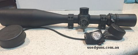 As new, little to no use. Rings included, bikini covers and sunshade. Glass as new. 1 or 2 marks on body. Reticle NP-2DD