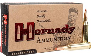 HORNADY
H80468
CUSTOM 
243WIN, 87GR, VMAX
POLYMER TIP
AMMUNITION

SPECIAL
$59.90 /PER 20
$269.55 /PER 100
$495 /PER 200