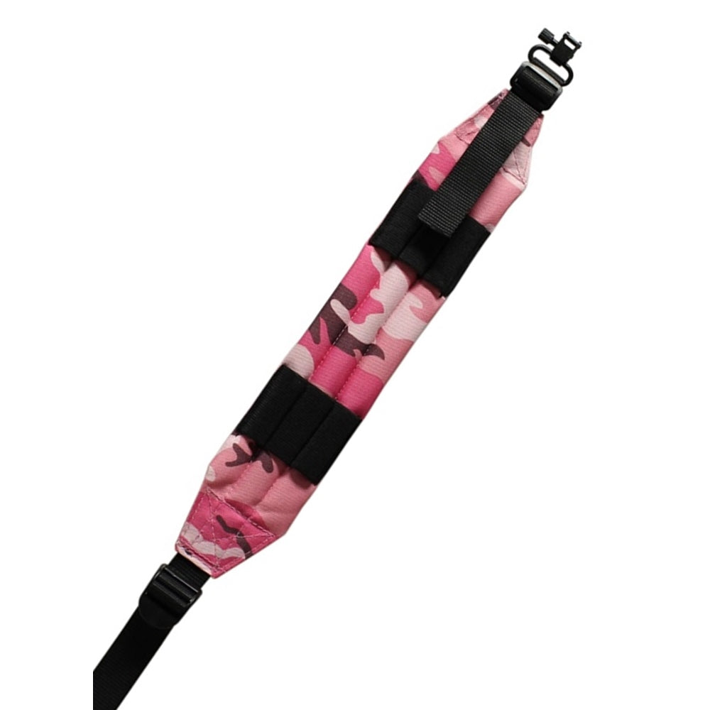 PRO TACTICAL GUN GIRLS SLING AMMO LOOP PINK CAMO W/SWIVELS