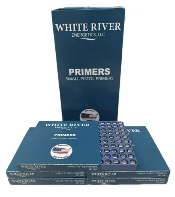 WHITE RIVER ENERGETICS Small Pistol Primer