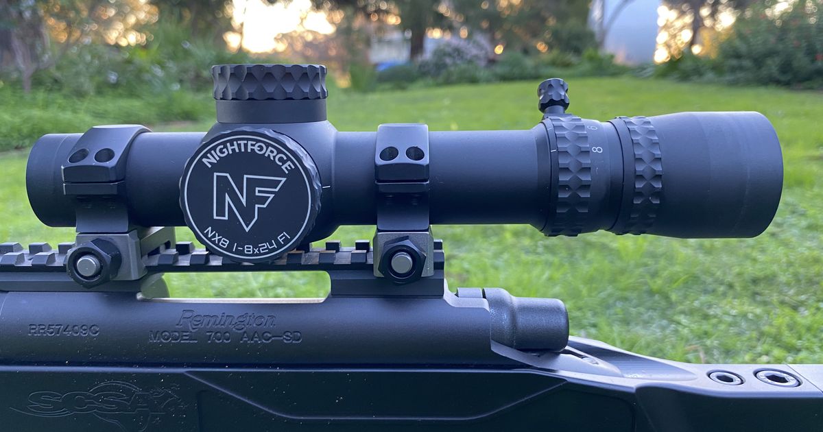 Nightforce NX8 1-8x24 FC-DMX reticle