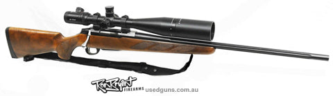 Tikka T3 Hunter with fluted barrel topped with Vortex Viper 6-24x50IL low round count .. Overnight Airfreight from WA to a dealer of your choice can be arranged