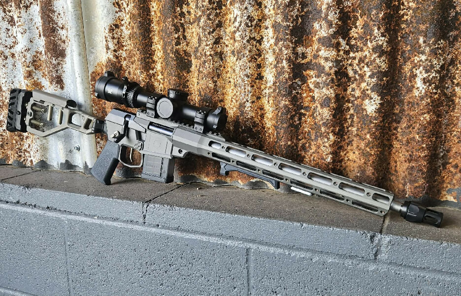 Q mini fix  have too many projects on the go. Comes with an Annex arca mount spare full length top rail and original muzzle break and deflector (one pictured no