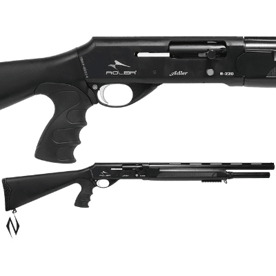 ADLER B220 12G 20" PISTOL GRIP STRAIGHT PULL 7 SHOT