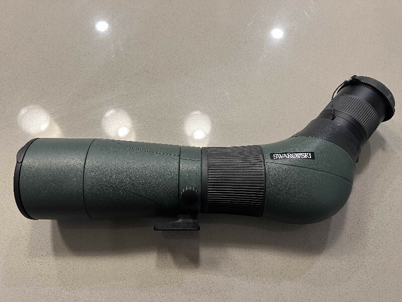 Swarovski ATS 65. Includes 20-60 eyepiece, Swarovski variable phone adapter and Slik 504QF 2 tripod. Barely touched, in new condition. Price plus postage or pic
