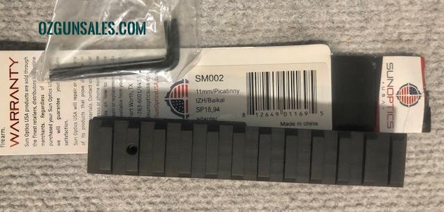 Sun Optics USA Picatinny Rail Base Rimfire Rifles