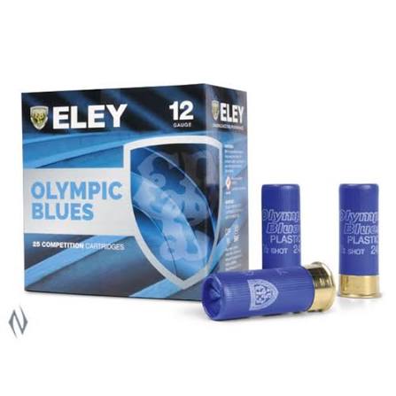 ELEY OLYMPIC BLUES 12G 28GR FIBRE WADS #7.5 1250FPS SLAB