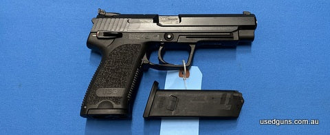 Safari Firearms Handgun Sale! Excellent condition H&K USP in 9mm. Comes cased with a spare magazine.