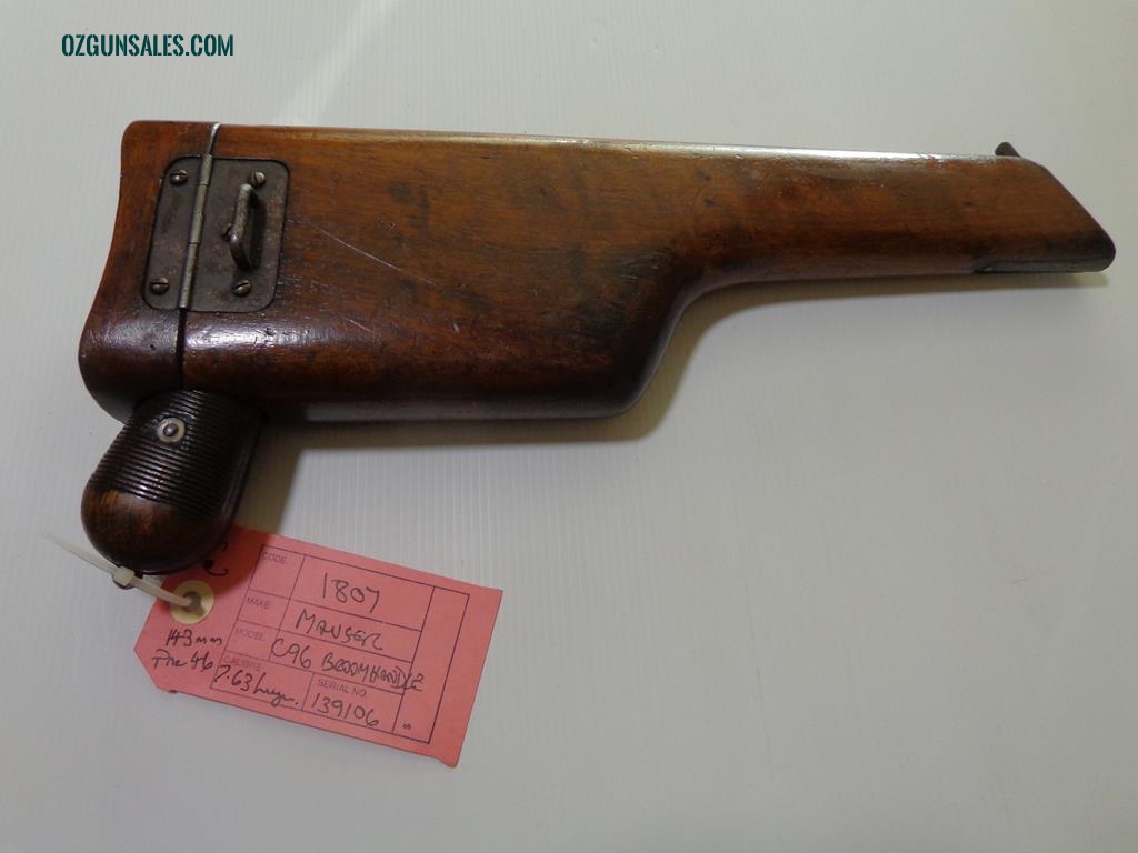 Mauser C96 Broomhandle Pistol superb