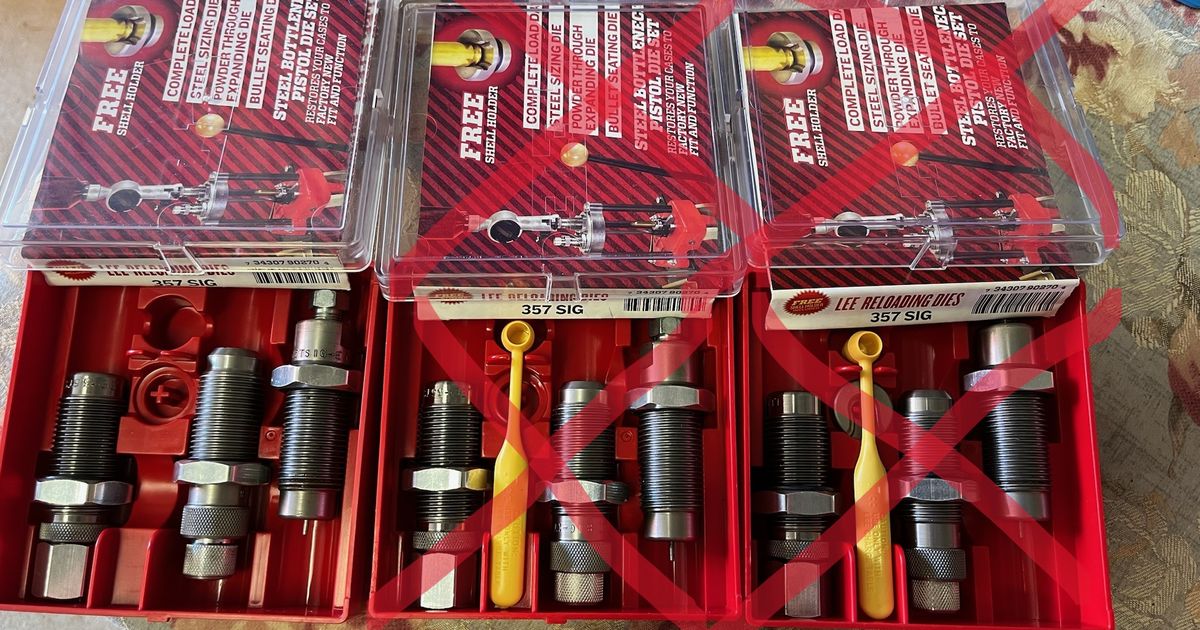 Lee reloading die sets and Factory crimp dies