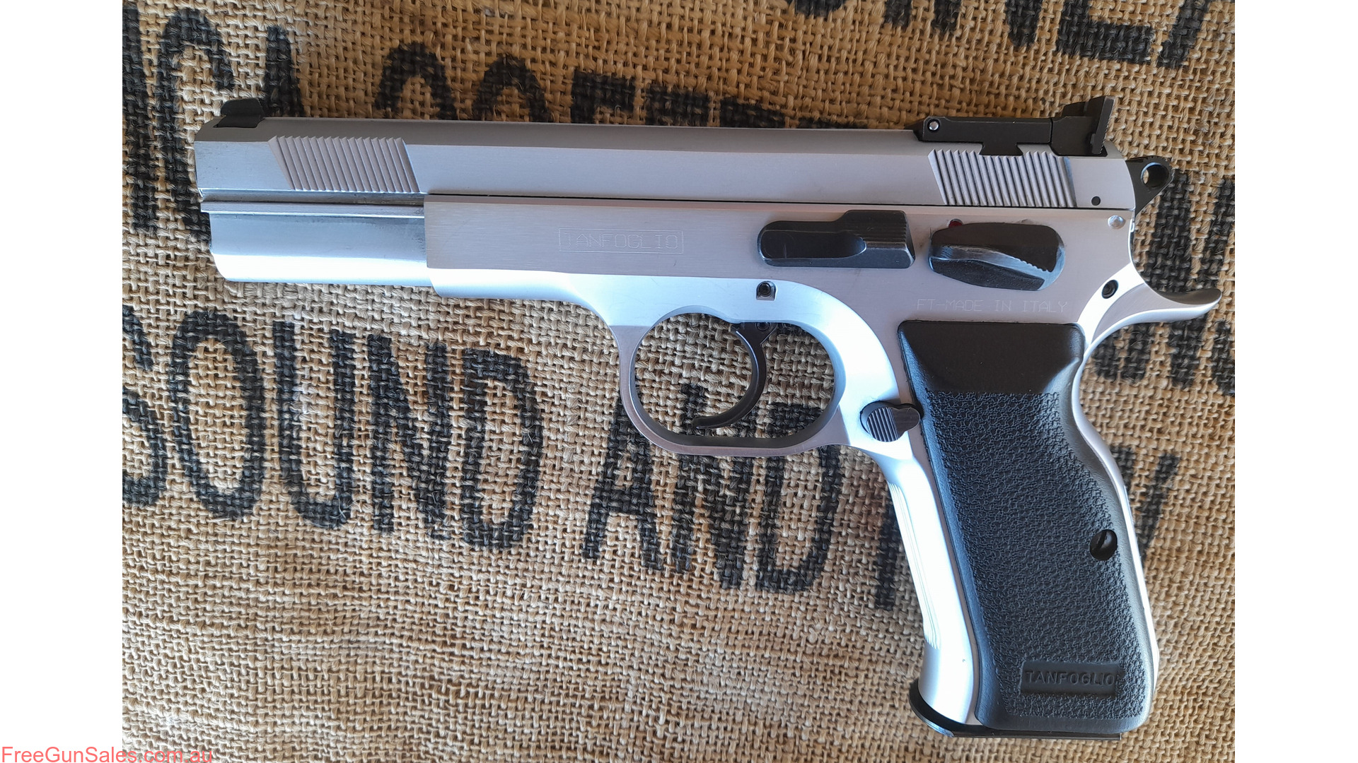 Tanfoglio XL2 9mm SN: AB23357. $795. SSAA ORANGE