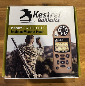 Kestrel 5700 elite with applied ballistics