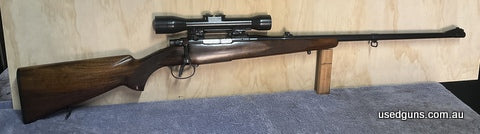 For sale Brno ZK601 with period Zeiss Jena ZF6 scope quick release bridge mount has pop up peep sight and blade sights all in very good condition unfired by me 