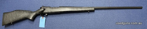 Very good condition Weatherby Mk V in 30-378 Wby Mag. Has a fluted barrel. Smooth action. Mechanically excellent. Crisp trigger.