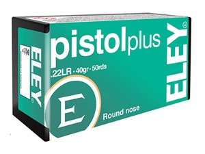 ELEY
ELPP
PISTOL PLUS
22LR, 40GR, LRN
1040 FPS 

$17.95 /PER 50
$161.55 /PER 500
$1490 /PER 5000