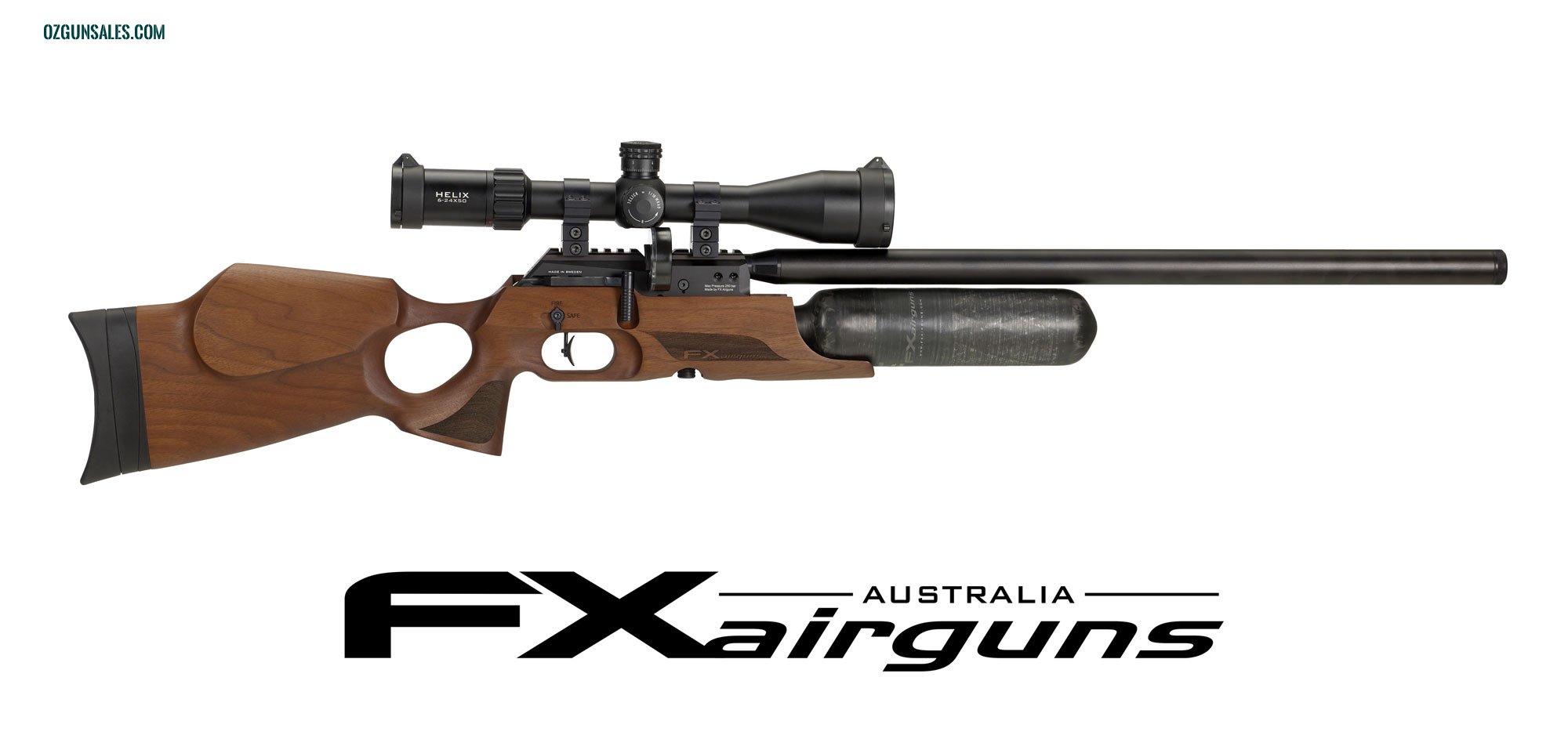 FX Crown MKII .22 600mm Walnut PCP Air Rifle