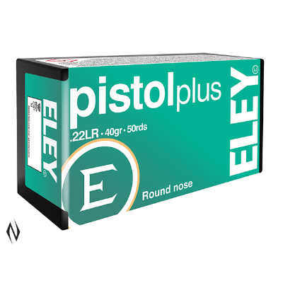 ELEY 22LR PISTOL PLUS • Pack 50 - Brick price $160.00