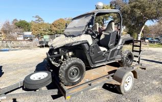 2017 Yamaha Wolverine UTV with 1254 hours on the clock. Comes with canvas seat covers, led bar light, side mirrors, Koplin gun mount, Powabeam 9‚Äö√Ñ√∂‚àö√ë‚àöœ