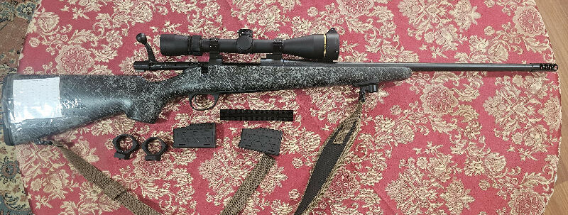 Howa Superlight, chambered in 308Win, rifle has fired about 300 rounds through it, and carried more then it was shot in the bush, fantastic little rifle, that c