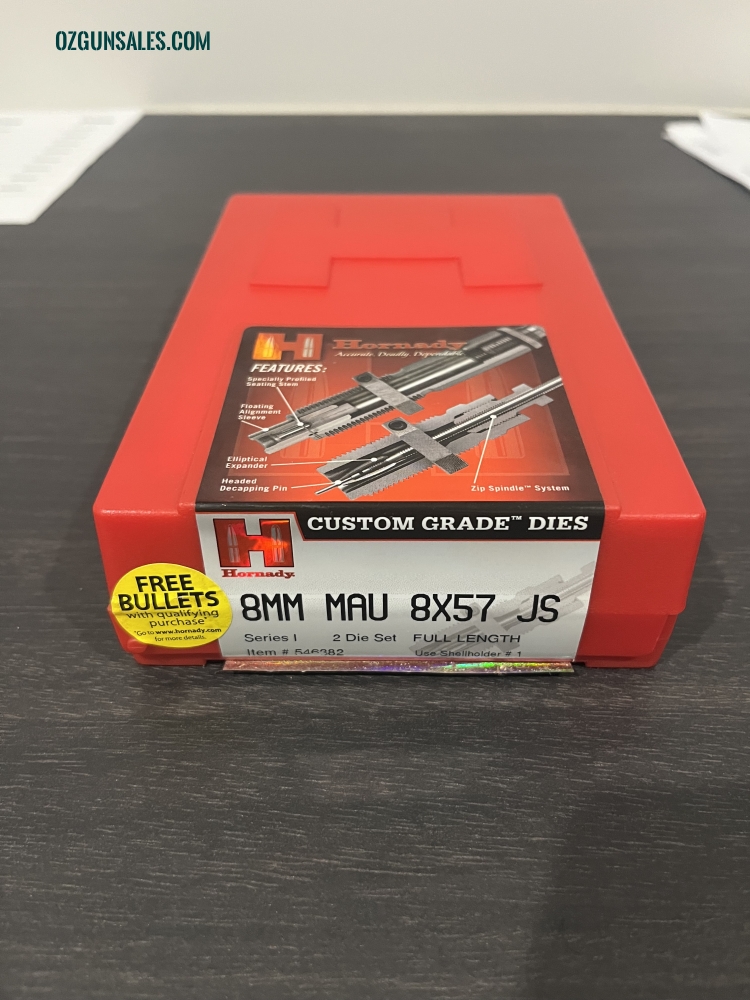 HORNADY 8MM MAU 8X57 JS 2 DIE SET #546382