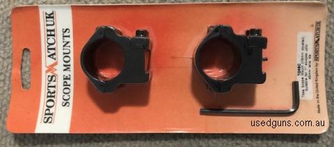 Sportsmatch TO48C 1" Tikka/Brno rifle mounts. Suits models with 14 - 16mm dovetail recievers. Phone 0429849007. If reply by email please forward return phone nu