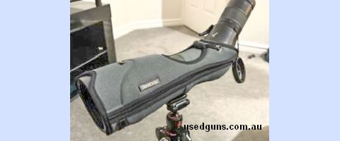 Swarovski Spotting Scope in as new condition with full covers and Manfrotto 3 section tripod stand and scope to tripod quick mount