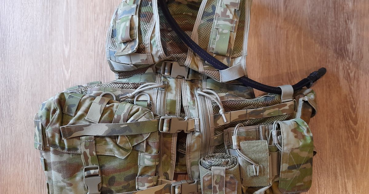 Army tactical vest webbing