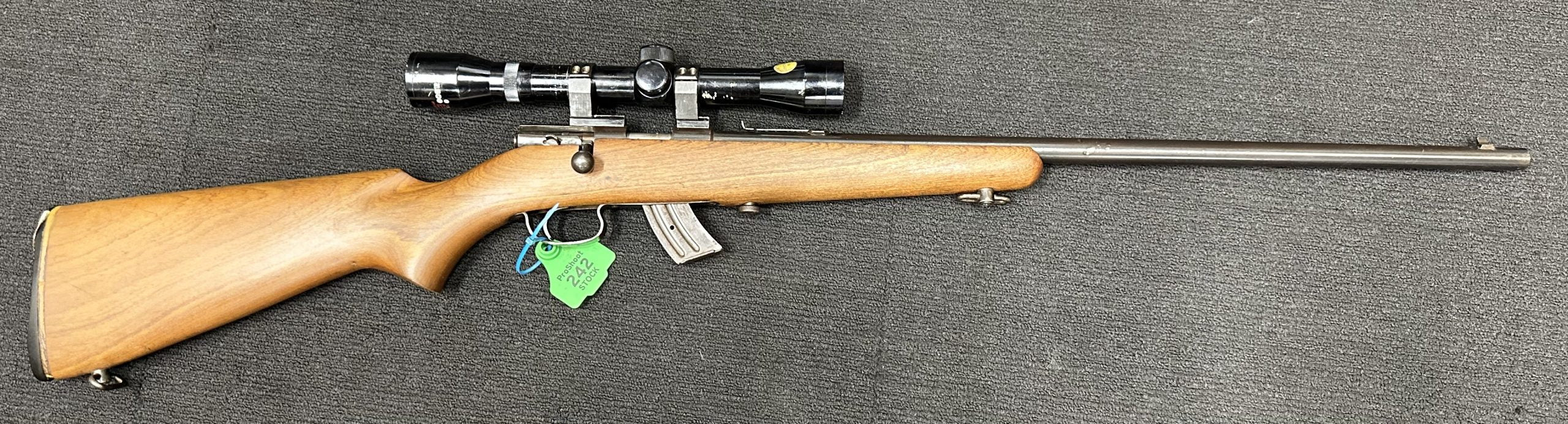 #242 10 shot magazine. I list all my guns as Fair unless they are new, it is up to you to judge what condition they are in. If your genuinely interested I can F